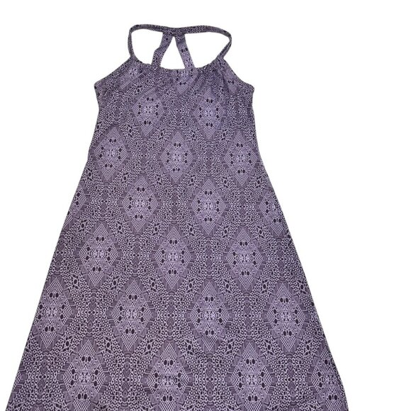 Prana Dresses & Skirts - Prana Adjustable Neckline Strappy Back Sleeveless Dress Shelf Bra Women's Size S